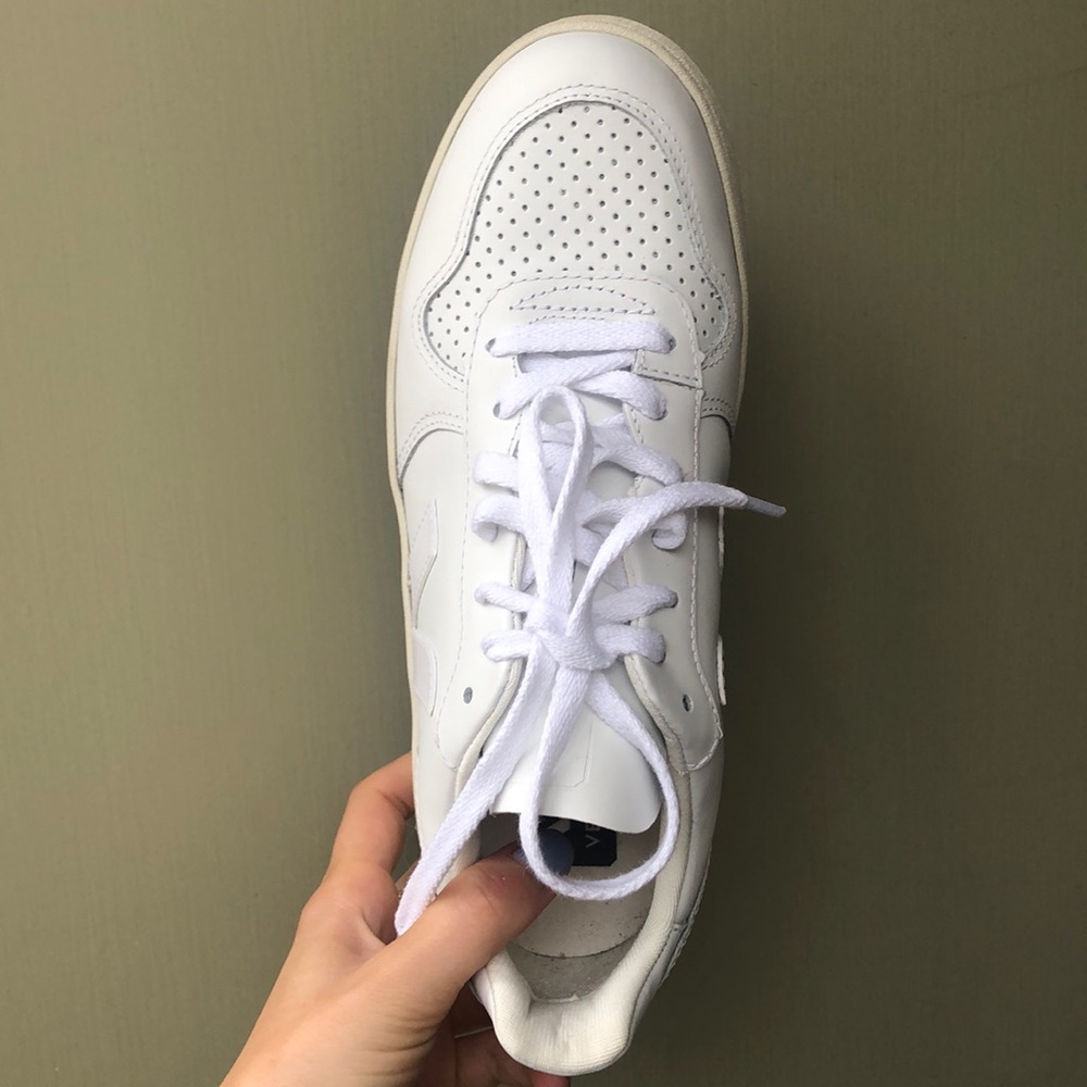 Veja v-10 White Sneakers - Picture 5 of 8
